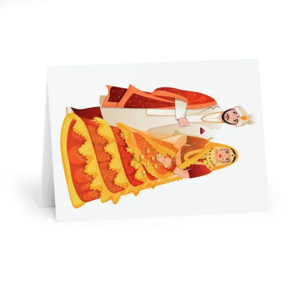 Manyashil Wedding Greeting Cards (5 Pack) - Image 3