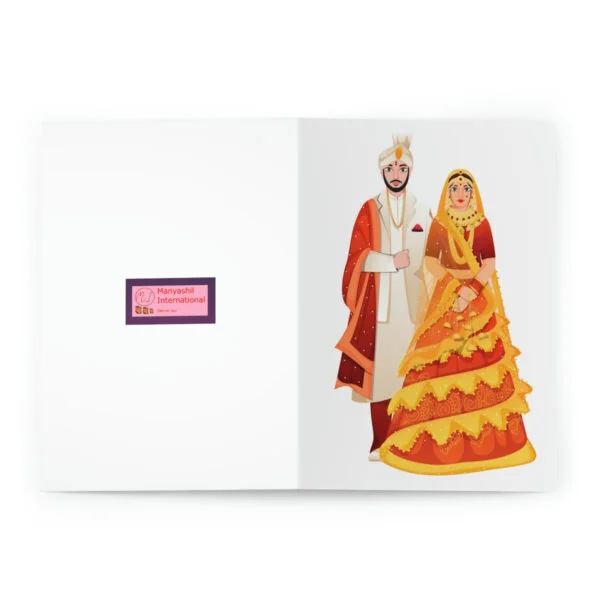 Manyashil Wedding Greeting Cards (5 Pack) - Image 5