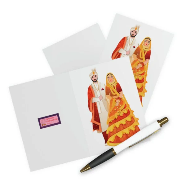 Manyashil Wedding Greeting Cards (5 Pack) - Image 6